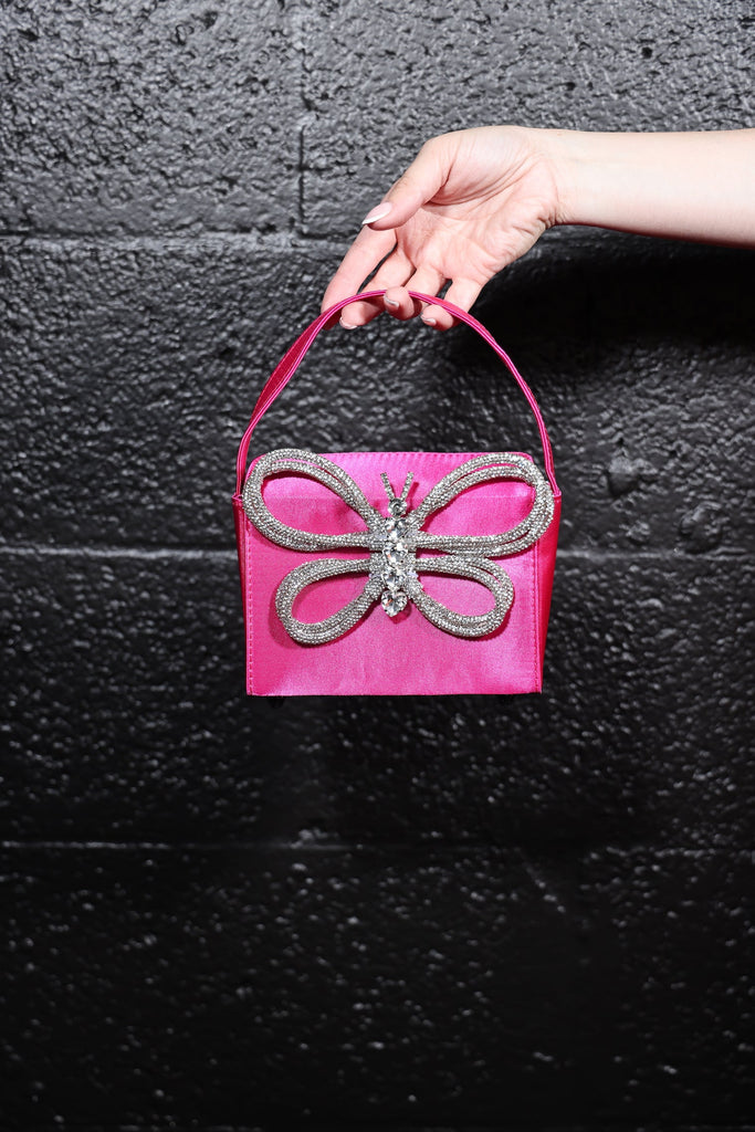 Butterfly Diamonds Bag - FinestFemmeBoutique